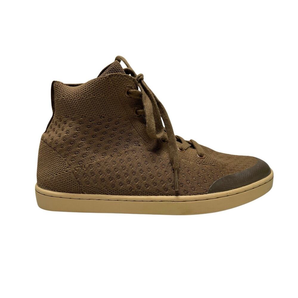 Suavs The Legacy High Top Sneakers Mens 6 Womens 8 Brown Knit Breathable Shoes